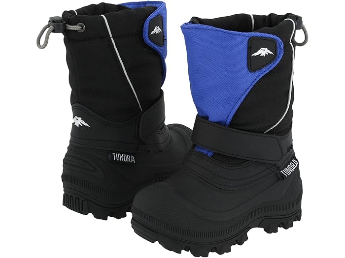 (取寄) ツンドラ ブーツ キッズ ボーイズ ケベック ワイド (トドラー/リトル キッド/ビッグ キッド) Tundra Boots Kids boys Quebec Wide (Toddler/Little Kid/Big Kid) Black/Royal