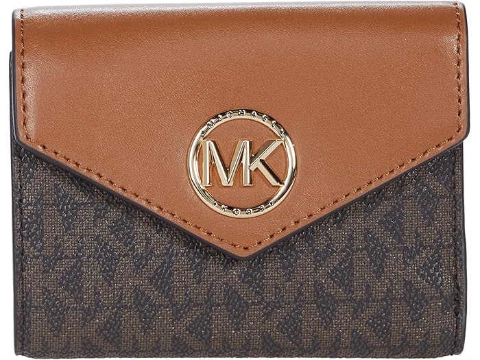(取寄) マイケルコース レディース カルメン ミディアム エンベロープ トリフォールド MICHAEL Michael Kors women Carmen Medium Envelope Trifold Brown/Acorn