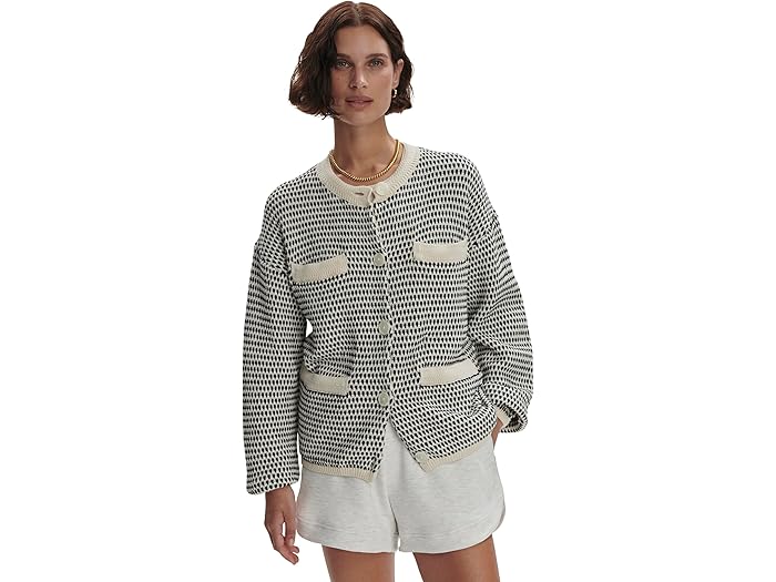 (取寄) バーリー レディース テクスチャー ニット ジャケット Varley women Tide