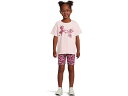 (取寄) アンダーアーマー キッズ ガールズ プリンテッド バイク ショーツ セット (リトル キッド) Under Armour Kids girls Printed Bike Shorts Set (Little Kid) Prime Pink