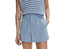(取寄) バーリー レディース ニラ ミッド ライズ ショーツ Varley women Nila Mid Rise Shorts Rain Blue(4)