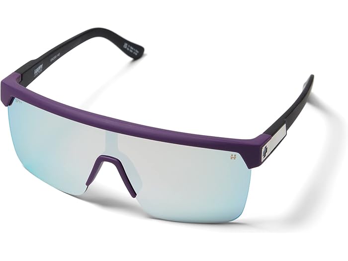(取寄) スパイ フリン 5050 シールド サングラス Spy Optic Flynn 5050 Shield Sunglasses Matte Purple Matte Black/Happy Bronze Platinum Mirror