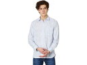 (取寄) ジョンストン&マーフィー メンズ フォーリージ ストライプド リネン シャツ Johnston & Murphy men Foliage Stripe...