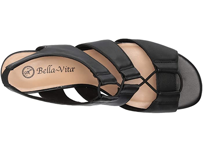 (取寄)ベラヴィータウィメンズウェッジサンダルBellaVitaWomensWedgeSandalBlackLeather