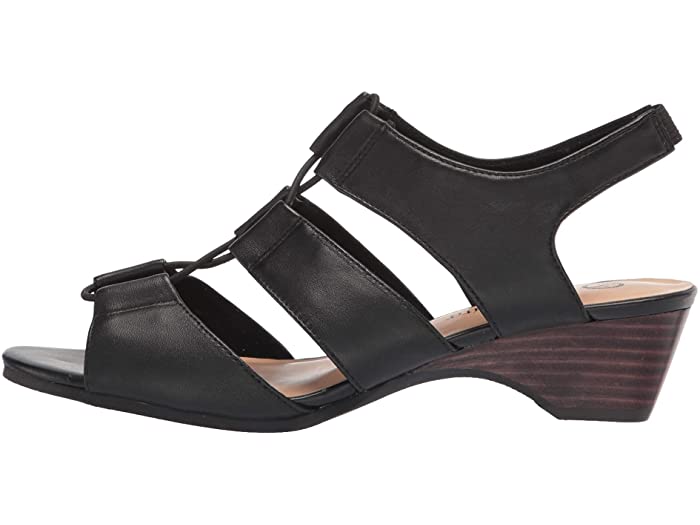 (取寄)ベラヴィータウィメンズウェッジサンダルBellaVitaWomensWedgeSandalBlackLeather