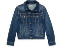 (取寄) ラルフローレン キッズ ガールズ デニム トラッカー ジャケット (ビッグ キッズ) Polo Ralph Lauren Kids girls Denim Trucker Jacket (Big Kids) Marcella Wash