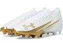 (取寄) アンダーアーマー メンズ ブラー プロ フットボール クリーツ Under Armour men Blur Pro Football Cleats White/Metallic Gold/Metallic Gold
