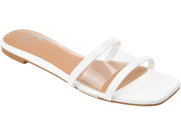 (取寄) ジュルネ コレクション レディース ラミラ スライド Journee Collection women Ramira Slide White