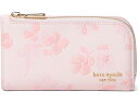 (取寄) ケイトスペード レディース デビン スプリング パンジーズ スモール スリム バイフォールド ウォレット Kate Spade New York women Devin Spring Pansies Small Slim Bifold Wallet Blush Cloud Multi(4)