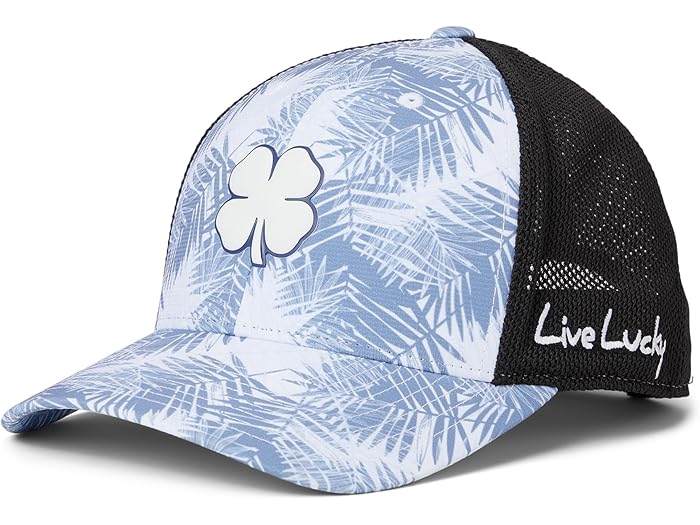 () ֥åС ޥ륿 1 㥹֥ ϥå Black Clover Malta 1 Adjustable Hat Tropical Blue Print Hat/3d White Clover