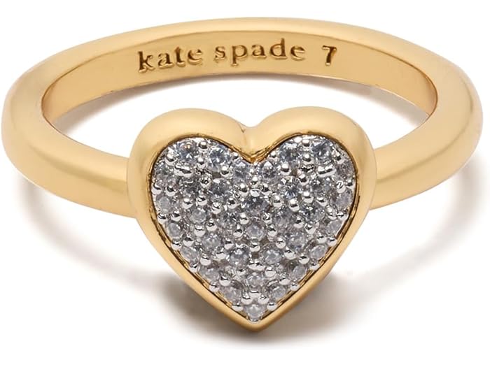楽天ジェットラグ楽天市場店（取寄） ケイトスペード レディース ウィズ オール マイ ハート パヴェ リング Kate Spade New York women With All My Heart Pave Ring Clear/Two Tone