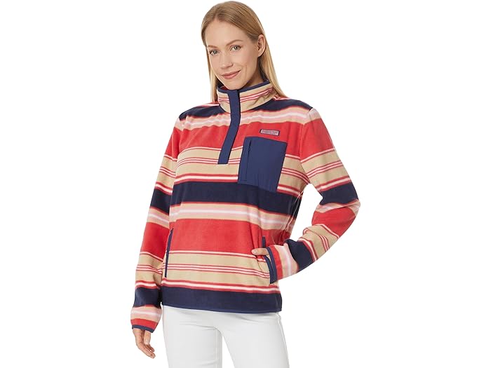 () 䡼ɥ ǥ ե꡼ 1/4 å Vineyard Vines women Fleece 1/4 Zi...