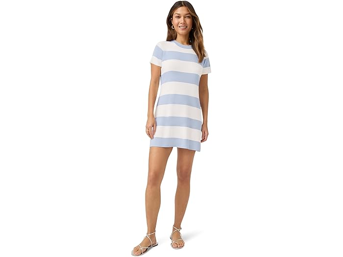 () ץǥå ǥ ȥ饤 ɥ쥹 Splendid women Veroinca Stripe Dress Whi...