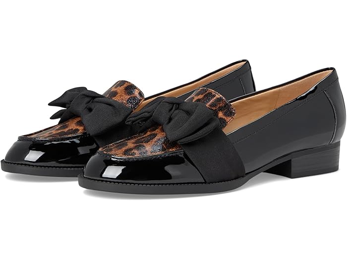() Хɥ꡼ ǥ ǥ Bandolino women Lindio Black Patent/Leopard Mu...