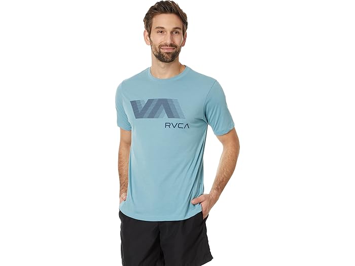 () 롼   ֥顼 S/S ƥ RVCA men VA Blur S/S Tee Haze