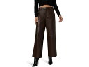 (取寄) ジョーズジーンズ レディース ザ ミア ビーガン レザー クロップ トラウザー Joe's Jeans women The Mia Vegan Leather Crop Trouser Coffee Bean(4)