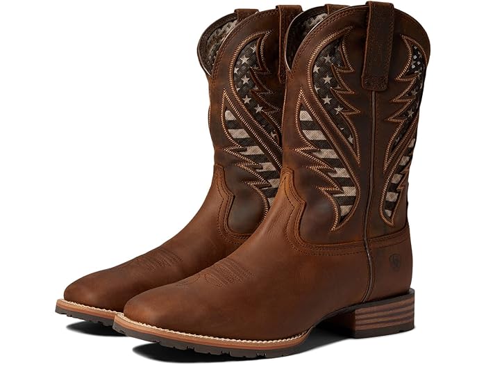 (取寄) アリアット メンズ ハイブリット ベントテック Ariat men Hybrid VentTEK Distressed Brown/Ame..