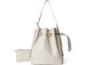 (取寄) エコー ミディアム セイル バッグ ECCO Medium Sail Bag Taupe Pebbled Leather