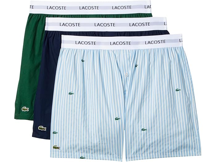 () 饳  100ѡ åȥ ۥ磻 ٥ ܥ 3-ѥå Lacoste men 100% Cotto...