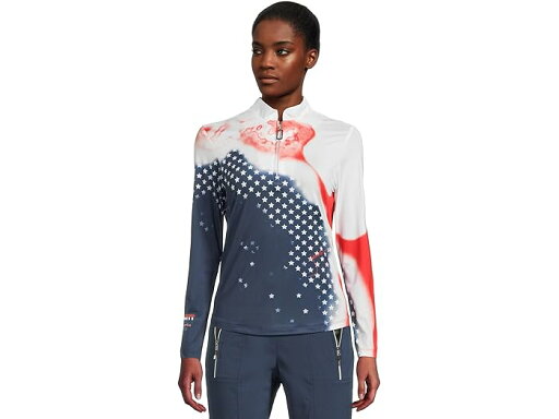 (取寄) ジェイミー サドック レディース ロング スリーブ リバティ プリント トップ Jamie Sadock women Long Sleeve Liberty Print Top Red/White/Blue (取寄) ジェイミー サドック レディース ロング スリーブ リバティ プリント トップ Jamie Sadock women Long Sleeve Liberty Print Top Red/White/Blue