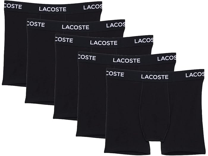 () 饳  5-ѥå ܥ ֥꡼ Lacoste men 5-Pack Boxer Brief Black