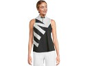 (取寄) ジェイミー サドック レディース ジグザグ プリント スリーブレス トップ Jamie Sadock women Zigzag Print Sleeveless Top Black(4)