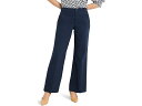 (取寄) ニックゾー レディース 31 コットン ワイド-レッグ トラウザーズ NIC+ZOE women 31" Seasonless Cotton Wide-Leg Trousers Dark Indigo