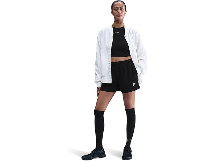 (取寄) ナイキ レディース スポーツウェア クラブ フリース ミッドライズ ショーツ Nike women Sportswear Club Fleece Mi...