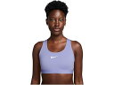 (取寄) ナイキ レディース スウォッシュ ミディアム サポート ブラ Nike women Swoosh Medium Support Bra Lilac Ice/White(4)