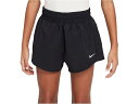 (取寄) ナイキ キッズ ガールズ ドライ-フィット ワン 2イン1 3 ショーツ (リトル キッド/ビッグ キッド) Nike Kids girls Dri-FIT One 2-in-1 3" Shorts (Little Kid/Big Kid) Black/White