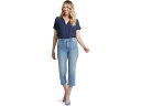 (取寄) エヌワイディージェイ レディース ジョニ ハイライズ リラックスド-フィット カプリ イン ブルー バレー NYDJ women Joni High-...