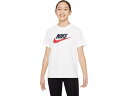 (取寄) ナイキ キッズ キッズ スポーツウェア ティー (リトル キッド/ビッグ キッド) Nike Kids kids Sportswear Tee Furtura (Little Kid/Big Kid) White