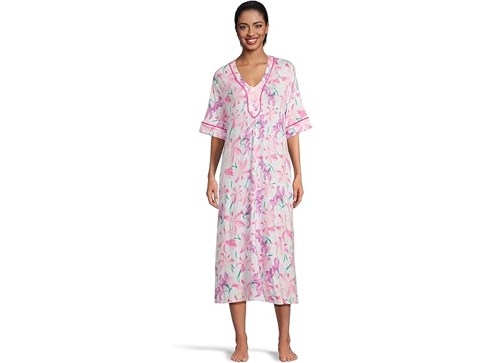 () ȥߡХϥ ǥ ե Tommy Bahama women Caftan Pink Floral