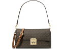 (取寄) マイケルコース レディース アディ ミディアム コンバーチブル ポーチ クロスボディ MICHAEL Michael Kors women Addie Medium Convertible Pouchette Crossbody Brown/Acorn(4)