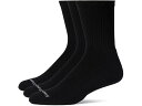 (取寄) スマートウール メンズ エブリデイ ソリッド リブ クルー 3-パック Smartwool men Everyday Solid Rib Crew 3-Pack Black