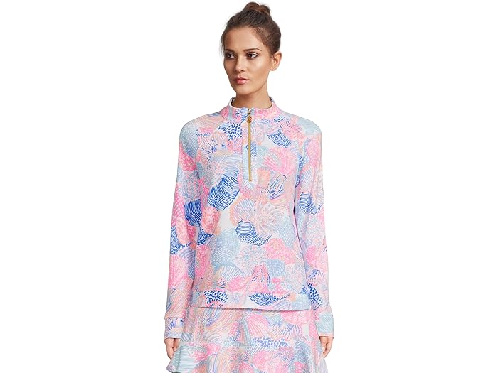 (取寄) リリー ピュリッツァー レディース アシュリー プルオーバー Lilly Pulitzer women Ashlee Pullover Multi Roar Of The Seas