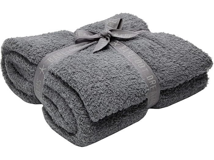 () ٥եåȥɥ꡼ॹ å  Barefoot Dreams CozyChic Throw Graphite