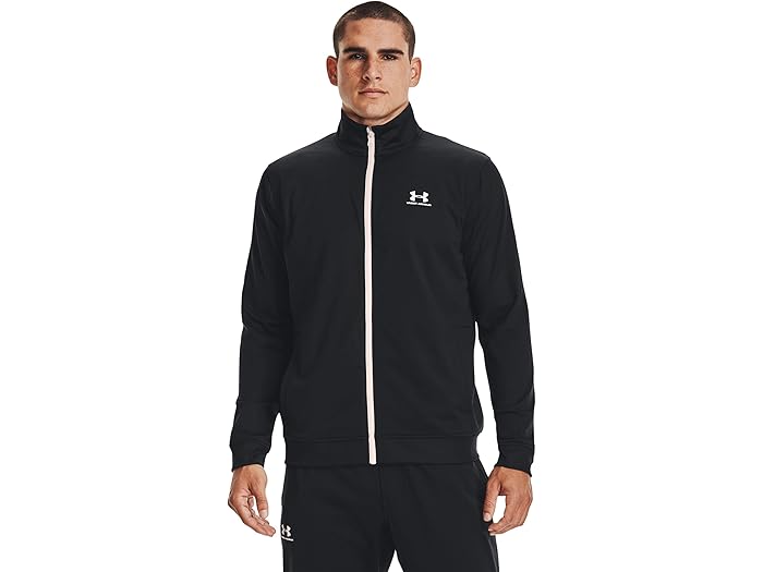 (取寄) アンダーアーマー メンズ スポーツスタイル トリコット ジャケット Under Armour men Sportstyle Tricot Jacket Black/Onyx White