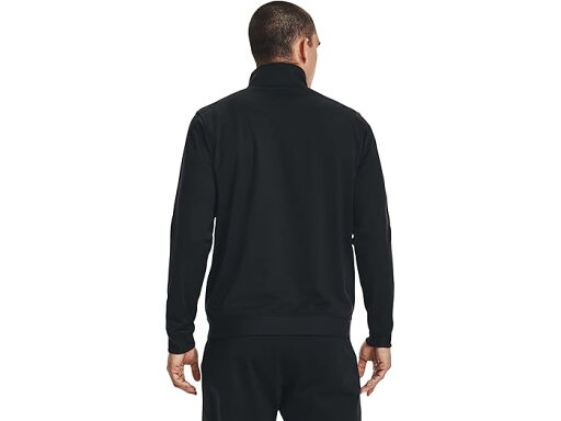 (取寄) アンダーアーマー メンズ スポーツスタイル トリコット ジャケット Under Armour men Sportstyle Tricot Jacket Black/Onyx White