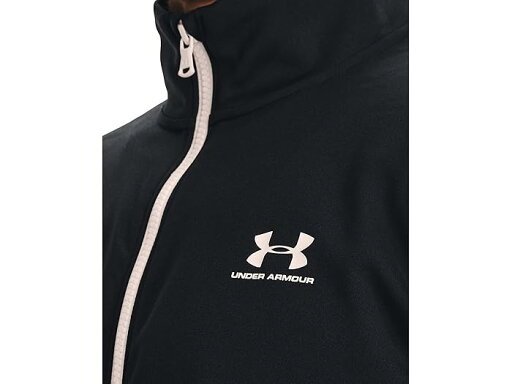 (取寄) アンダーアーマー メンズ スポーツスタイル トリコット ジャケット Under Armour men Sportstyle Tricot Jacket Black/Onyx White