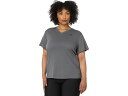 (取寄) アンダーアーマー レディース プラス サイズ テック ショート スリーブ V-ネック ソリッド Under Armour women Plus Siz...