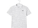 (取寄) アンダーアーマー キッズ ボーイズ マッチプレー プリンテッド ゴルフ ポロ Under Armour Kids boys Matchplay Printed Golf Polo White/Mod Gray/Black