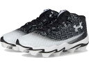 (取寄) アンダーアーマー キッズ ボーイズ スポットライト ハンマー RM ジュニア (トドラー/リトル キッド/ビッグ キッド) Under Armour Kids boys Spotlight Hammer RM Jr. (Toddler/Little Kid/Big Kid) Black/White/White(4)