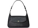 (取寄) ローレン ラルフローレン レディース クロスハッチ ミディアム ショルダー バッグ Lauren Ralph Lauren women Crosshatch Medium Schylar Shoulder Bag Black