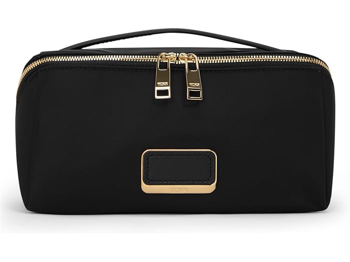 () ȥ ǥ 饹 ƥå Tumi women Dallas Cosmetic Black/Gold
