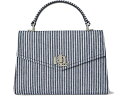 (取寄) ローレン ラルフローレン レディース ストライプド キャンバス スモール ファラー サッチェル Lauren Ralph Lauren women S...