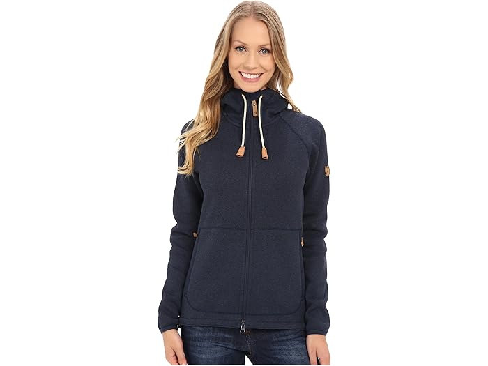 (取寄) フェールラーベン レディース フリース ブーディ Fjllrven women Fjallraven Ovik Fleece Hoodie Navy