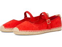 (取寄) トリーバーチ レディース メアリー ジーン エスパドリーユ Tory Burch women Mary Jane Espadrille Blazing Red/Blazing Red/Natural(4)