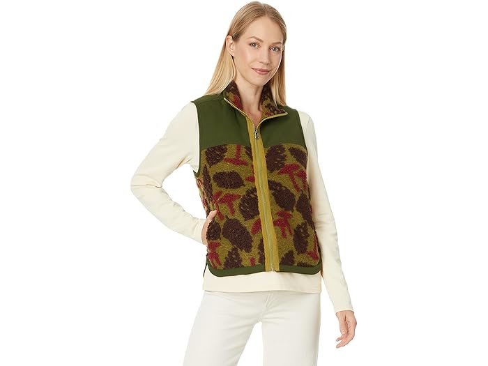 () ȡɥɥ ǥ   ٥ Toad&Co women Sespe Sherpa Vest Green...