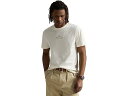 (取寄) ラルフローレン メンズ クラシック フィット ロゴ ジャージ T-シャツ Polo Ralph Lauren men Classic Fit Logo Jersey T-Shirt Pale Cream